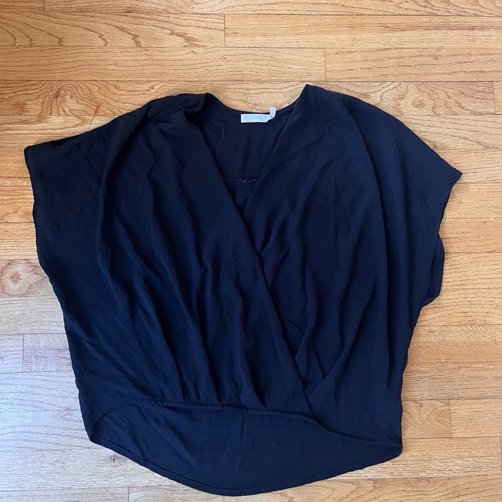 Lush Medium Split Neck Blouse